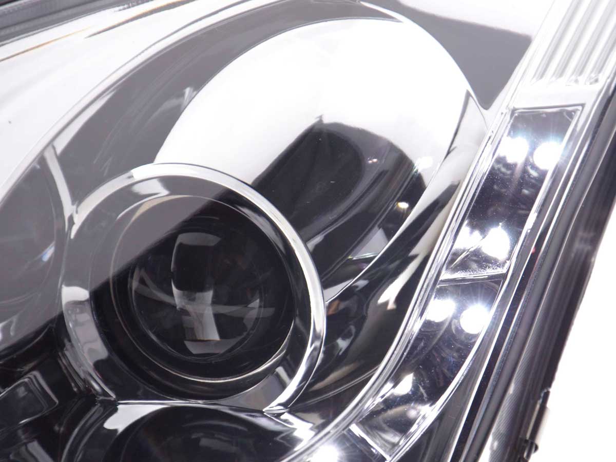 Scheinwerfer Set Daylight LED TFL-Optik Ford Focus 3/4/5-trg.  98-01 chrom – Bild 5