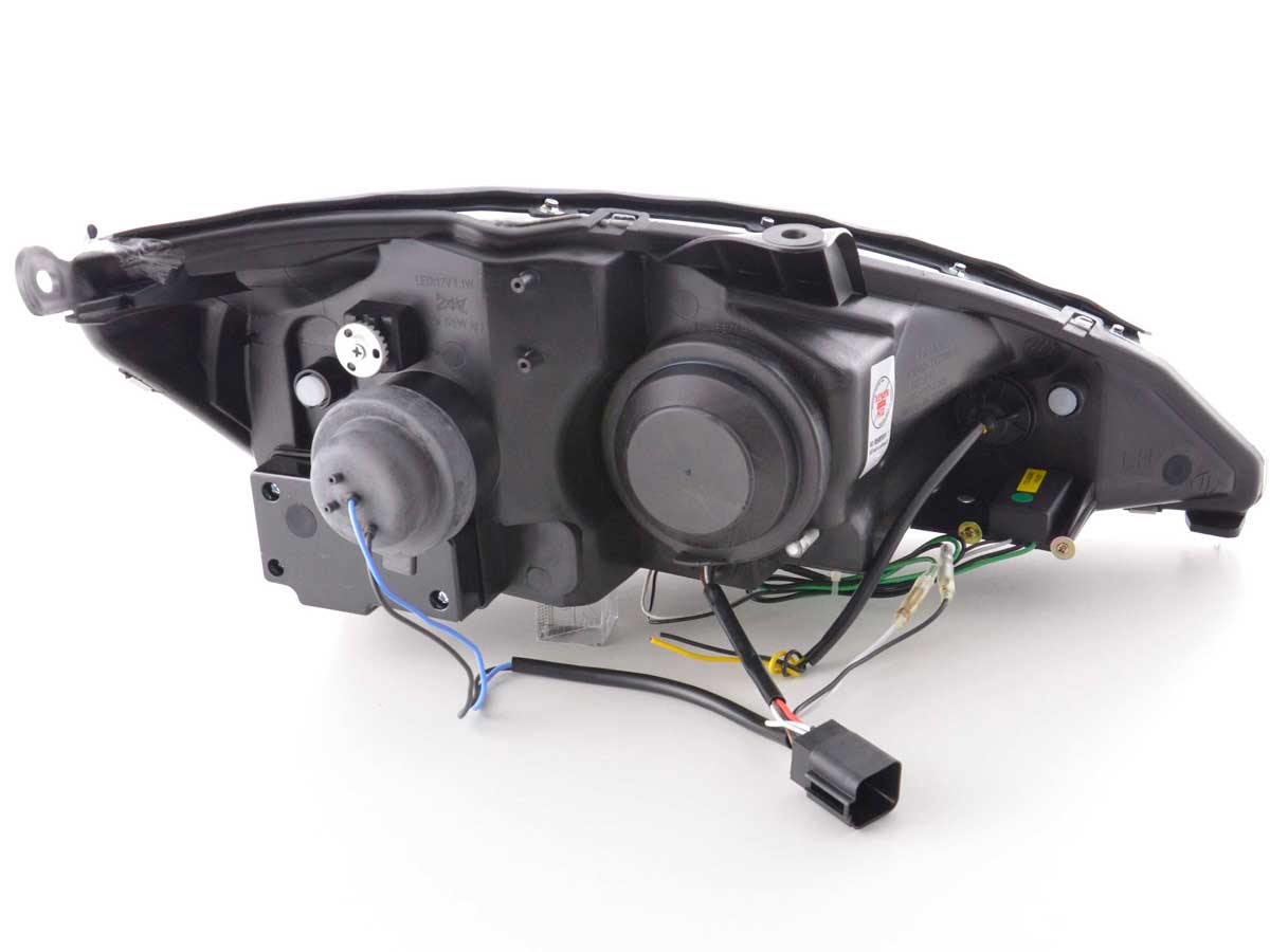 Scheinwerfer Set Daylight LED TFL-Optik Ford Focus 3/4/5-trg.  98-01 chrom – Bild 7