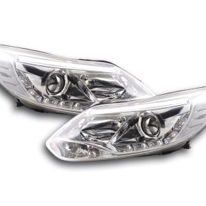 Scheinwerfer Set Daylight LED TFL-Optik Ford Focus 3 2010- chrom