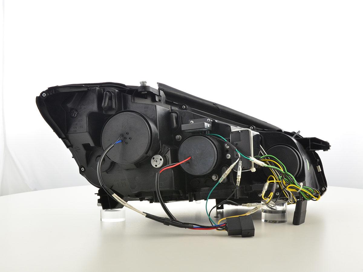 Scheinwerfer Set Daylight LED TFL-Optik Mercedes-Benz S-Klasse (221)  05-09 schwarz – Bild 5