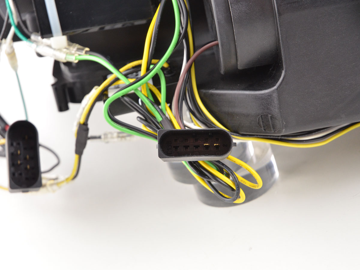 Scheinwerfer Set Daylight LED TFL-Optik Mercedes-Benz S-Klasse (221)  05-09 schwarz – Bild 7