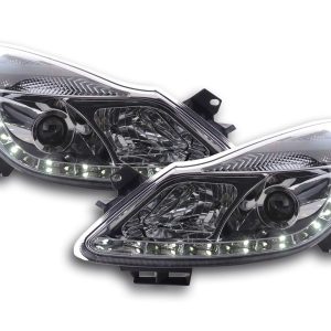 Scheinwerfer Set Daylight LED TFL-Optik Opel Corsa D 06- chrom