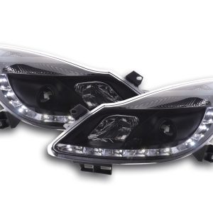Scheinwerfer Set Daylight LED TFL-Optik Opel Corsa D 06- schwarz