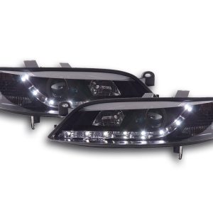 Scheinwerfer Set Daylight LED TFL-Optik Opel Vectra B 99-02 schwarz