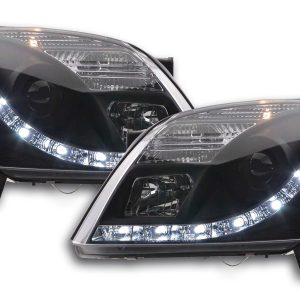 Scheinwerfer Set Daylight LED Tagfahrlicht Opel Vectra C 2002-2005 schwarz