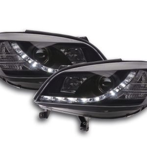 Scheinwerfer Set Daylight LED TFL-Optik Opel Zafira A 99-04 schwarz