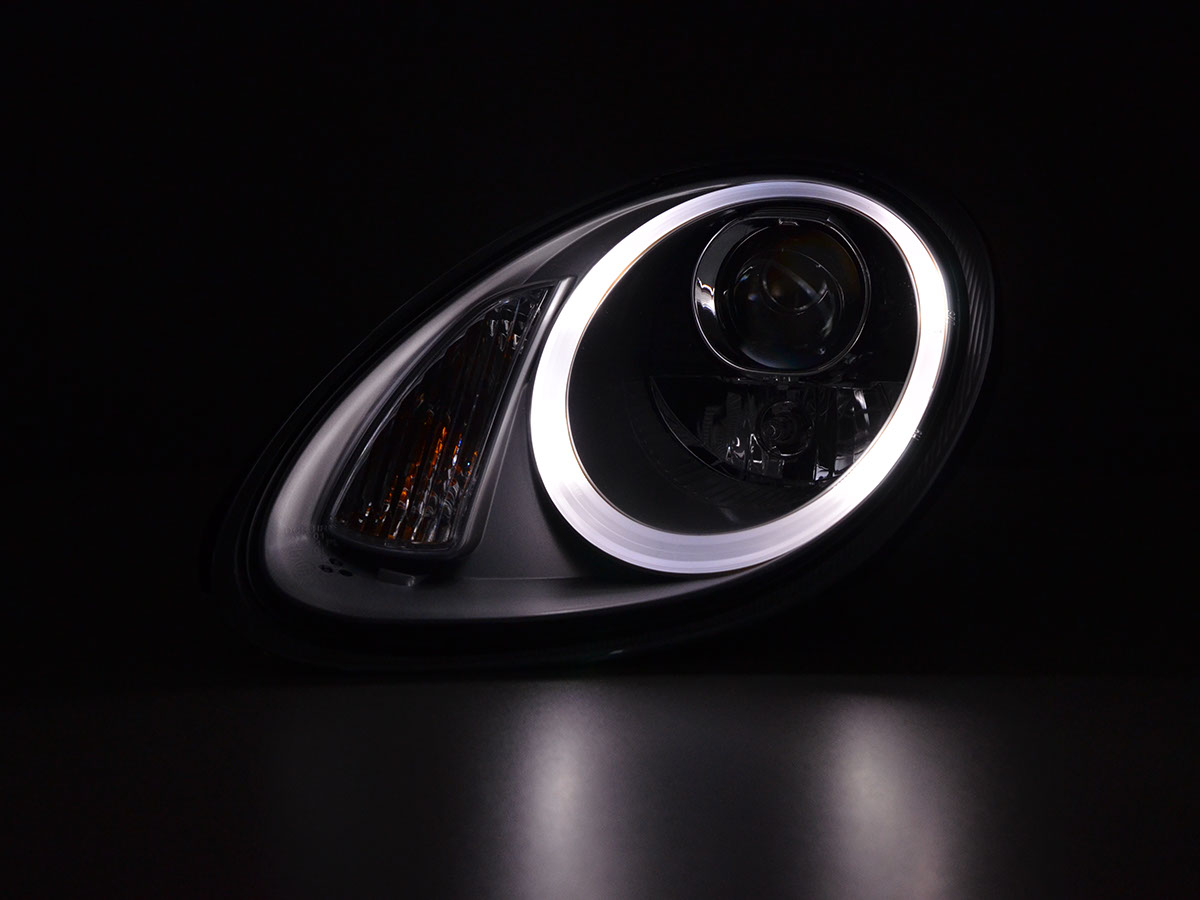 Scheinwerfer Set Daylight LED TFL-Optik Porsche Boxster (987)  04-08 silber – Bild 2