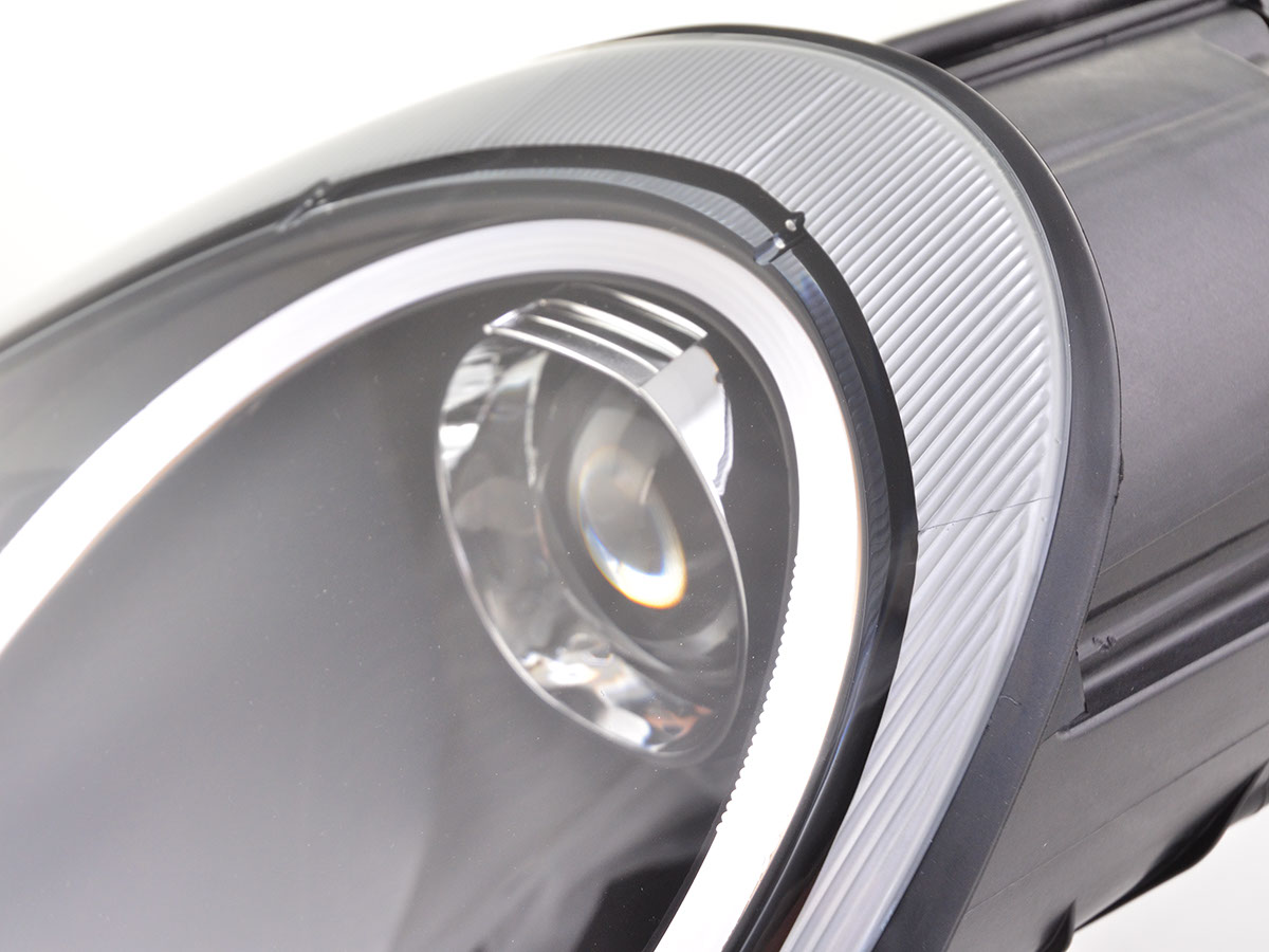 Scheinwerfer Set Daylight LED TFL-Optik Porsche Boxster (987)  04-08 schwarz – Bild 4