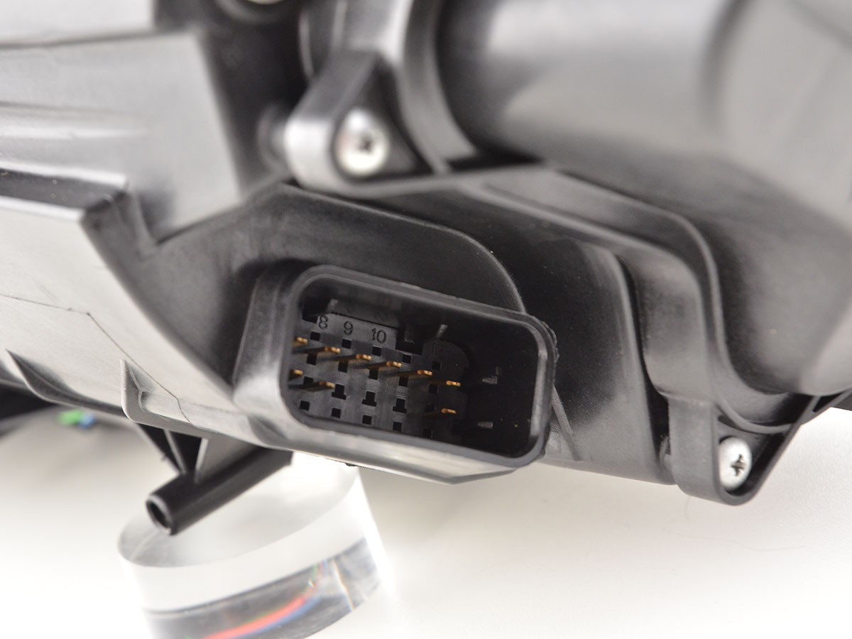 Scheinwerfer Set Xenon Daylight LED TFL-Optik Porsche Boxster (987)  04-08 schwarz – Bild 6