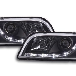 Scheinwerfer Set Daylight LED TFL-Optik Volvo S40/V40 Typ V 96-04 schwarz