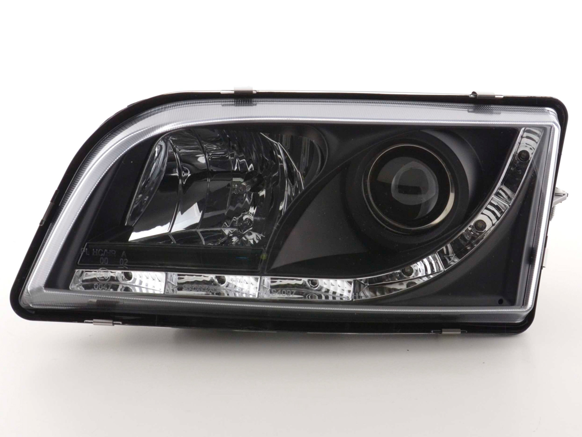 Scheinwerfer Set Daylight LED TFL-Optik Volvo S40/V40 Typ V  96-04 schwarz – Bild 4
