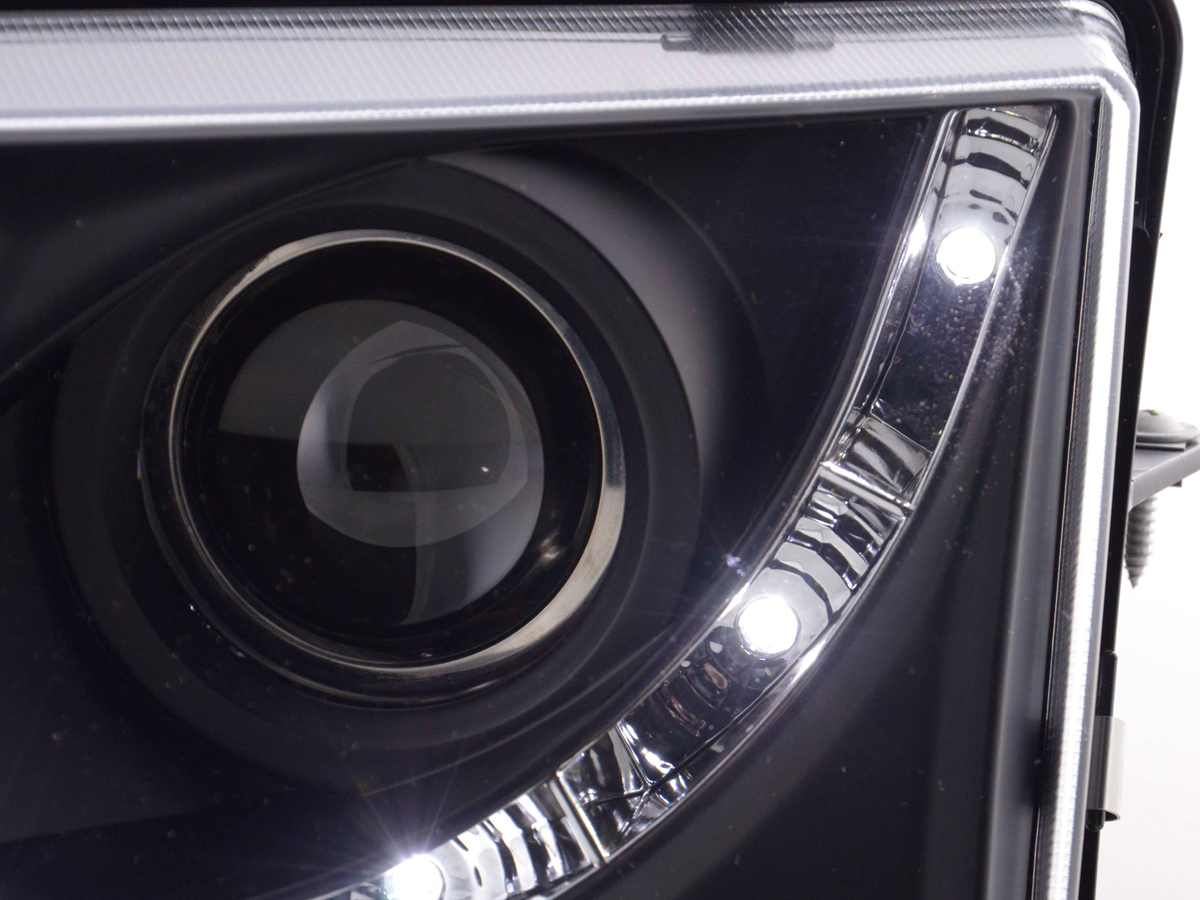 Scheinwerfer Set Daylight LED TFL-Optik Volvo S40/V40 Typ V  96-04 schwarz – Bild 6