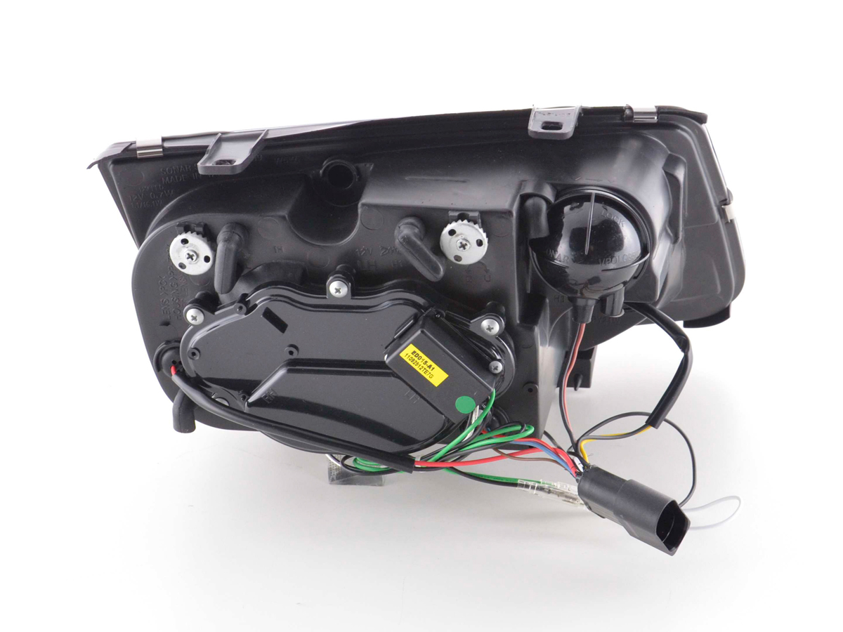 Scheinwerfer Set Daylight LED TFL-Optik VW Bora Typ 1J  99-04 schwarz – Bild 7