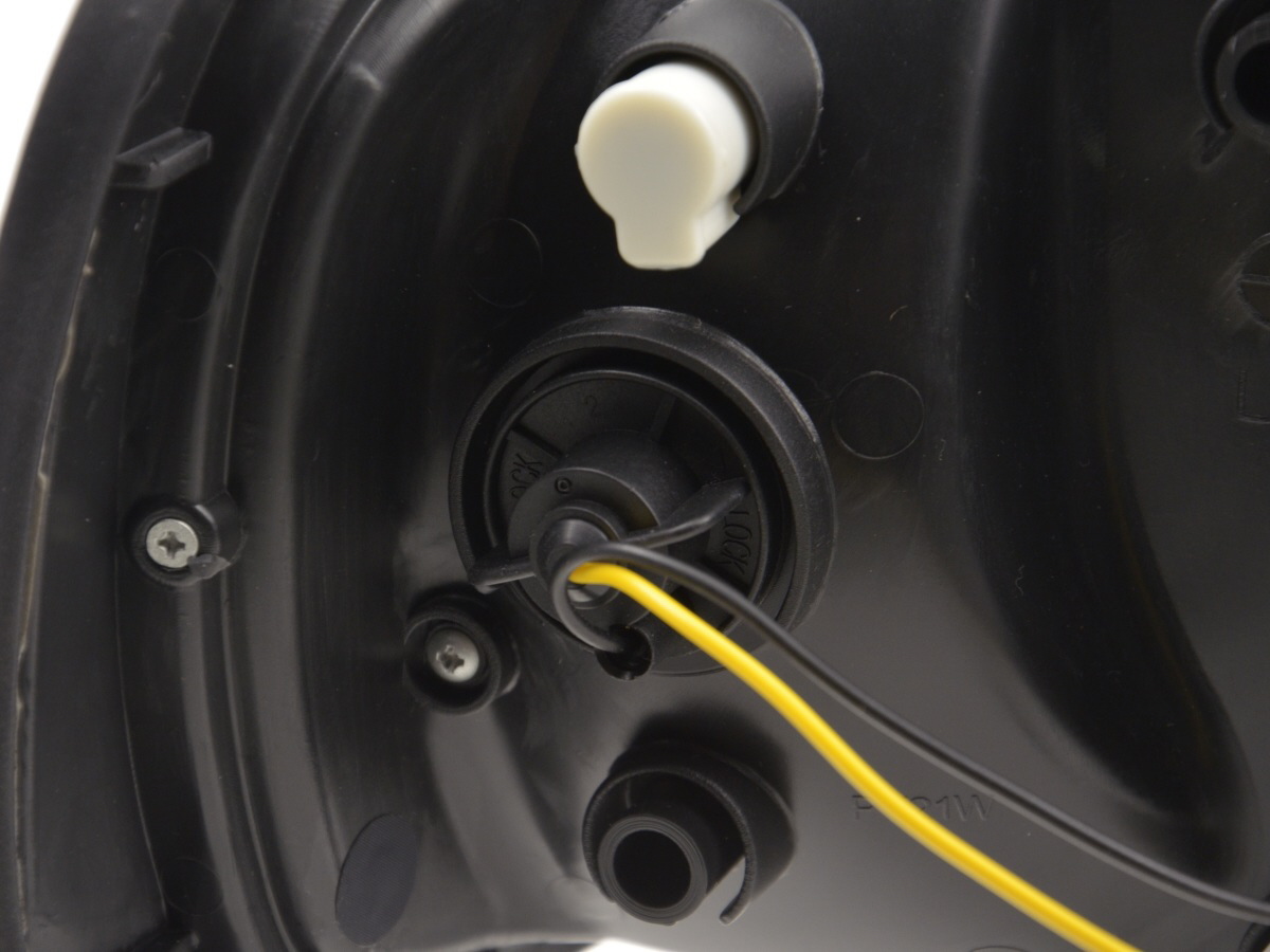 Scheinwerfer Set Daylight LED TFL-Optik VW Bus Typ T4  96-03 chrom für Rechtslenker – Bild 7