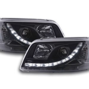 Scheinwerfer Set Daylight LED TFL-Optik VW Bus Typ T5 03-09 schwarz