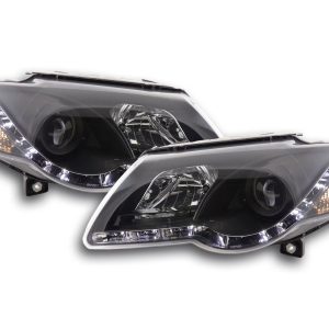 Scheinwerfer Set Daylight LED TFL-Optik VW Passat Typ 3C 05- schwarz für Rechtslenker