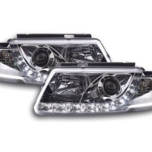 Scheinwerfer Set Daylight LED TFL-Optik VW Passat Typ 3B  97-00 chrom