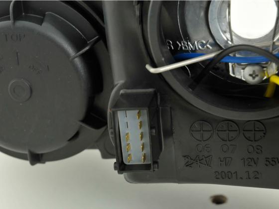 Scheinwerfer Opel Corsa C  01-06 schwarz – Bild 4