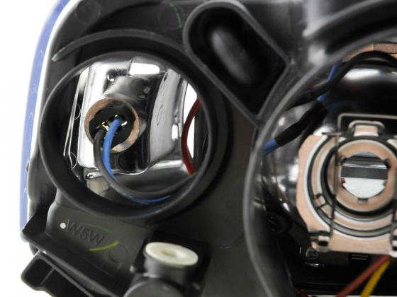 Scheinwerfer Set Angel Eyes VW Passat Typ B6 05-11 schwarz – Bild 7