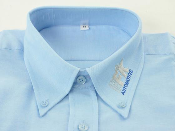 FK Businesshemd kurzarm Größe 41 aus Baumwolle Farbe blau – Bild 4