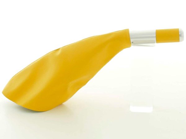 Handbremsgriff Design Leder gelb universal gelb Handbremshebel