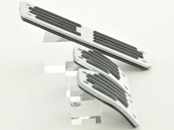 FK Alupedale Pedale Set 3-teilig Mercedes Benz C-/E-/S-Klasse Pedalcover Autopedale Streifen-Design – Bild 5