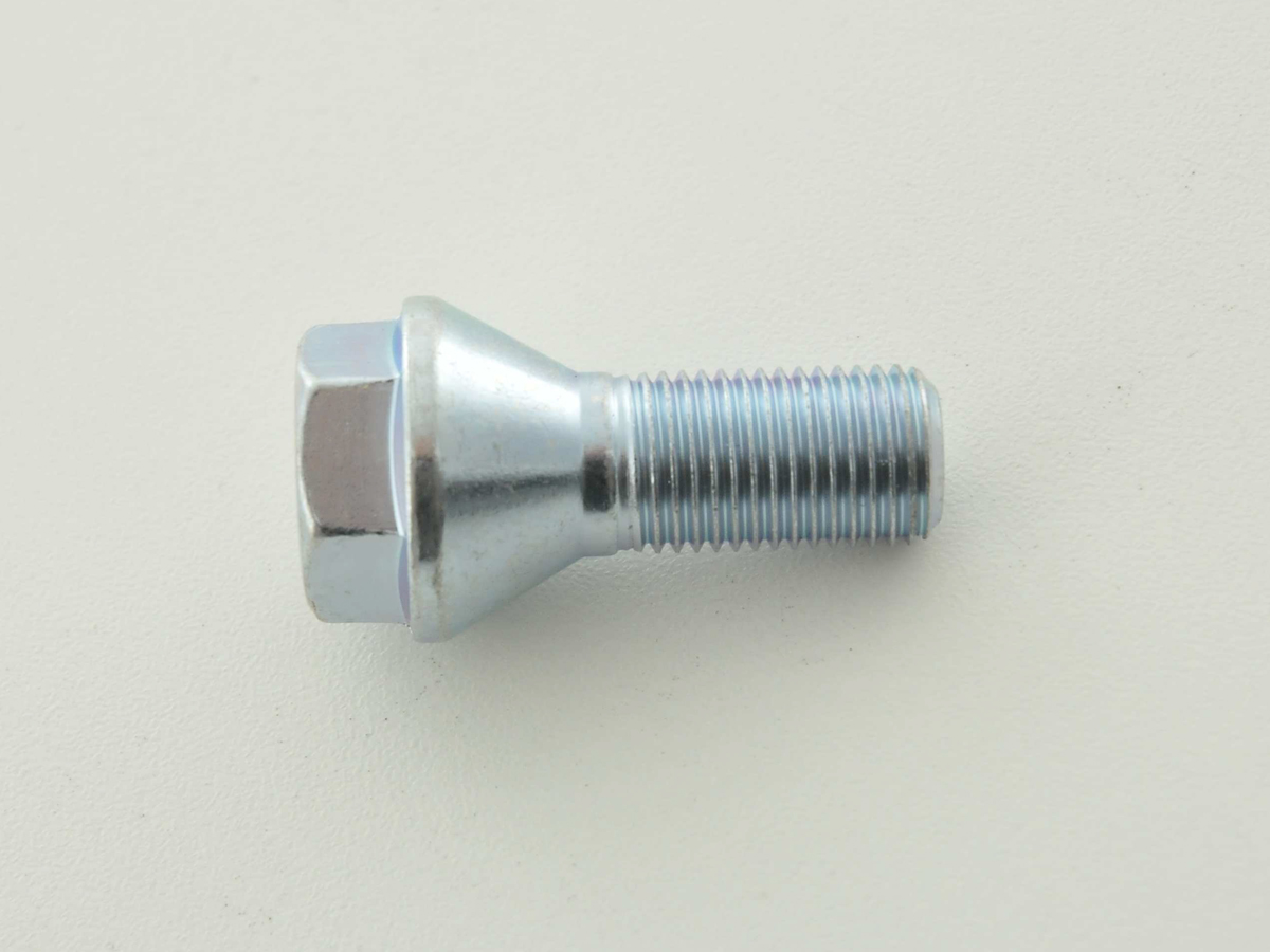 Radschraube einzeln Schaftlänge 21mm Kegelbund silber M12x1,5 – Bild 5