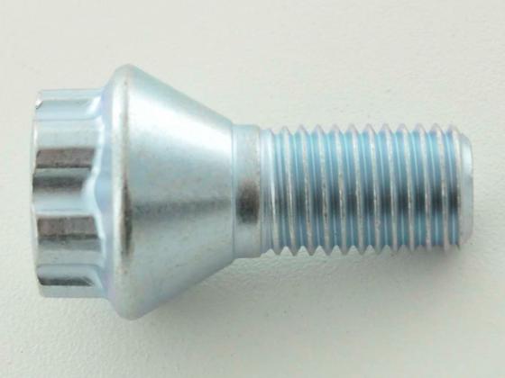 Radschraube einzeln Schaftlänge 21mm Kegelbund Kurzkopf silber M12x1,5 – Bild 5