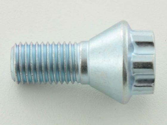 Radschraube einzeln Schaftlänge 21mm Kegelbund Kurzkopf silber M12x1,5 – Bild 6