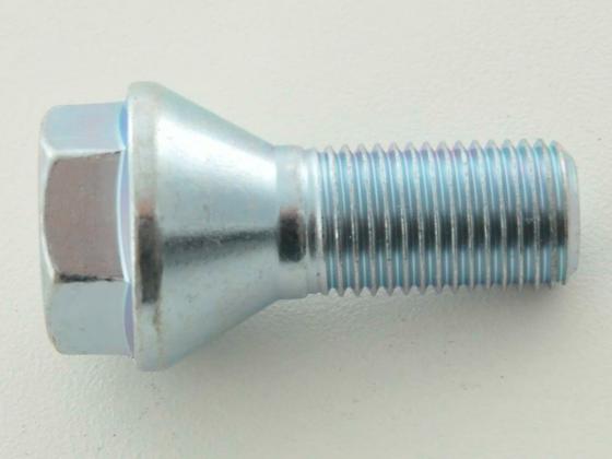 Radschraube einzeln Kegelbund Schaftlänge 35mm M12x1,25 silber – Bild 5