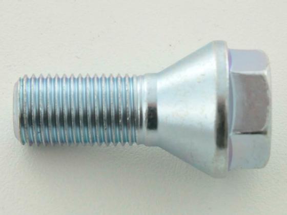 Radschraube einzeln Kegelbund Schaftlänge 35mm M12x1,25 silber – Bild 6