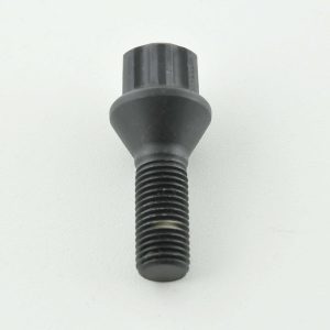 Radschraube einzeln Schaftlänge 28mm Kegelbund schwarz M12x1,5