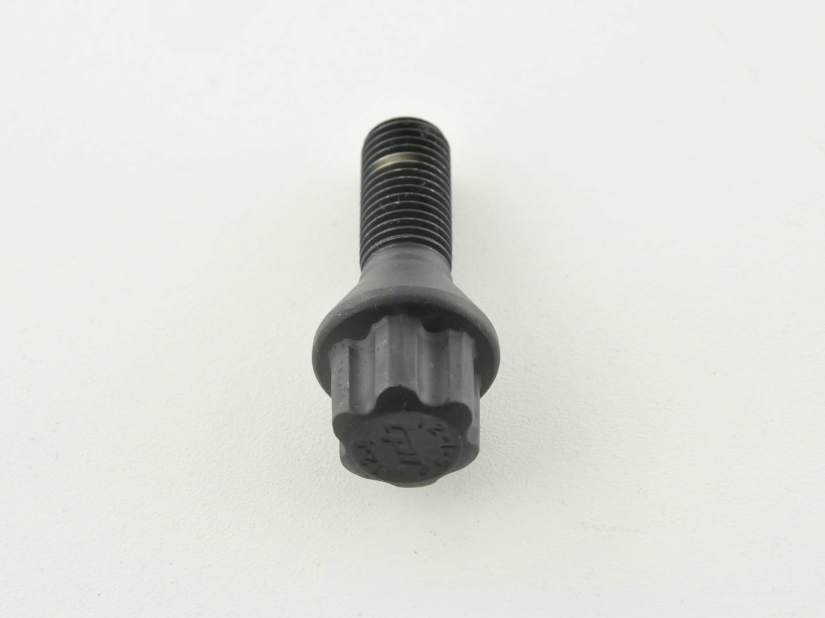 Radschraube einzeln Schaftlänge 28mm Kegelbund schwarz M12x1,5 – Bild 2