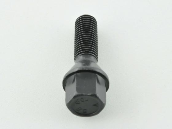 Radschraube einzeln Schaftlänge 32mm Kegelbund schwarz M14x1,5 – Bild 2