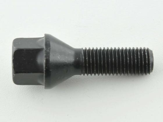 Radschraube einzeln Schaftlänge 32mm Kegelbund schwarz M14x1,5 – Bild 3