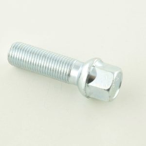 Radschraube einzeln Schaftlänge 43mm Kugelbund silber M14x1,5