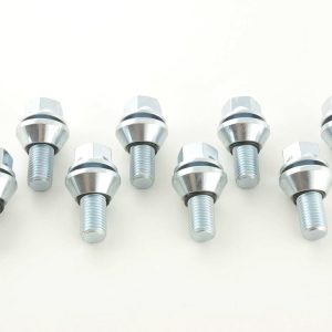 Radschrauben Set (8 Stk.) Schaftlänge 21mm Kegelbund silber M14x1,5