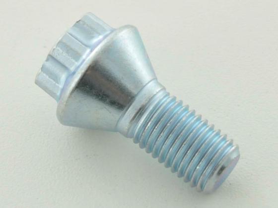 Radschrauben Set (10 Stk.) Schaftlänge 21mm Kegelbund Kurzkopf silber M12x1,5 – Bild 4