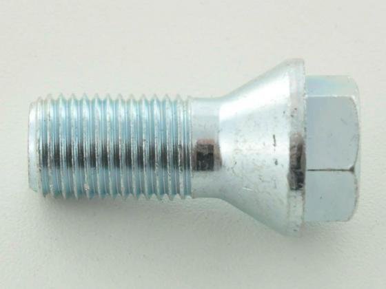 Radschrauben Set (10 Stk.) Schaftlänge 26mm Kegelbund Kurzkopf silber M14x1,5 – Bild 7