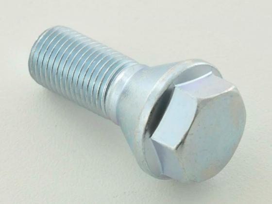 Radschrauben Set (8 Stk.) Kegelbund Kurzkopf Schaftlänge 22mm M12x1,25 silber – Bild 3