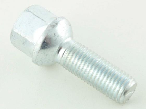 Radschrauben Set (8 Stk.) Schaftlänge 35mm Kugelbund silber M12x1,5 – Bild 4