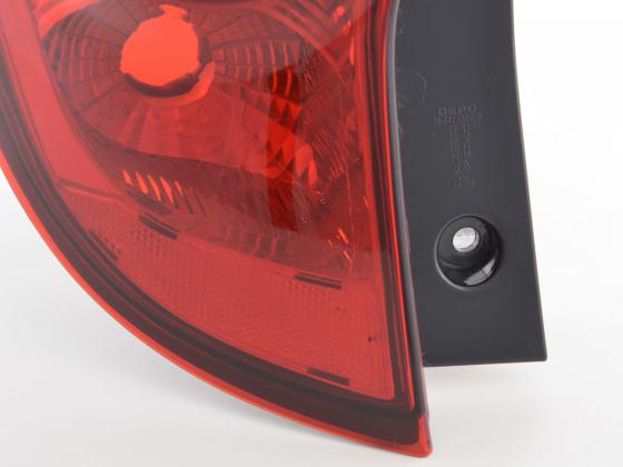 Verschleißteile Rückleuchte links Opel Agila B 08- rot/klar – Bild 4