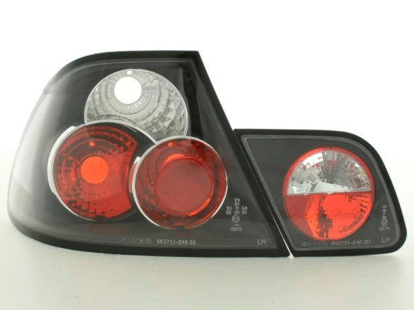 Rückleuchten Set BMW 3er Coupe Typ E46  97-02 schwarz