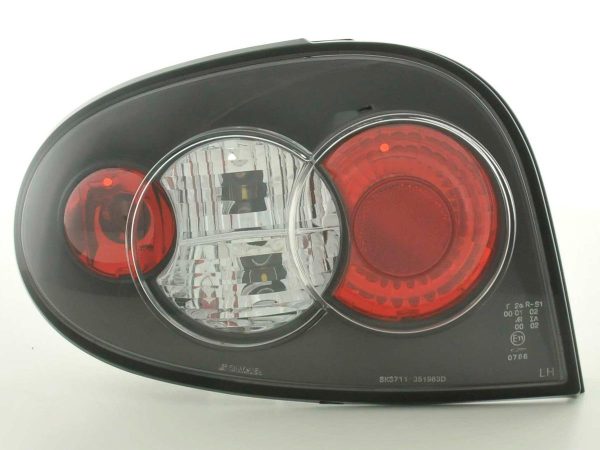 Rückleuchten Set Renault Megane 3-trg. Typ DABALAKAEA  99-02 schwarz