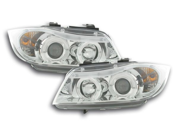 Scheinwerfer Set BMW 3er Typ E90/E91  05-08 chrom