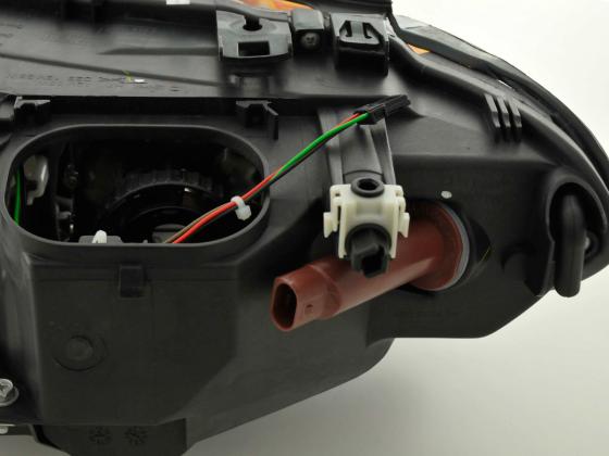 Verschleißteile Scheinwerfer rechts BMW 3er E46 Coupe 03-06, schwarz – Bild 7