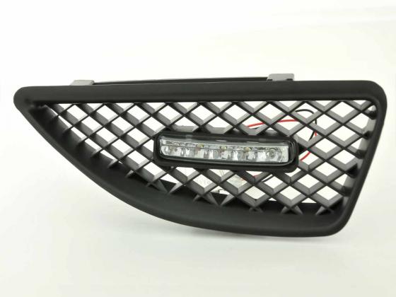 Sportgrill mit Positionslicht Frontgrill Renault Megane 99-02 schwarz – Bild 4
