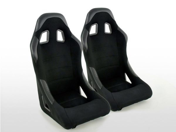 FK Sportsitze Auto Vollschalensitze Set Edition 4 Stoff schwarz