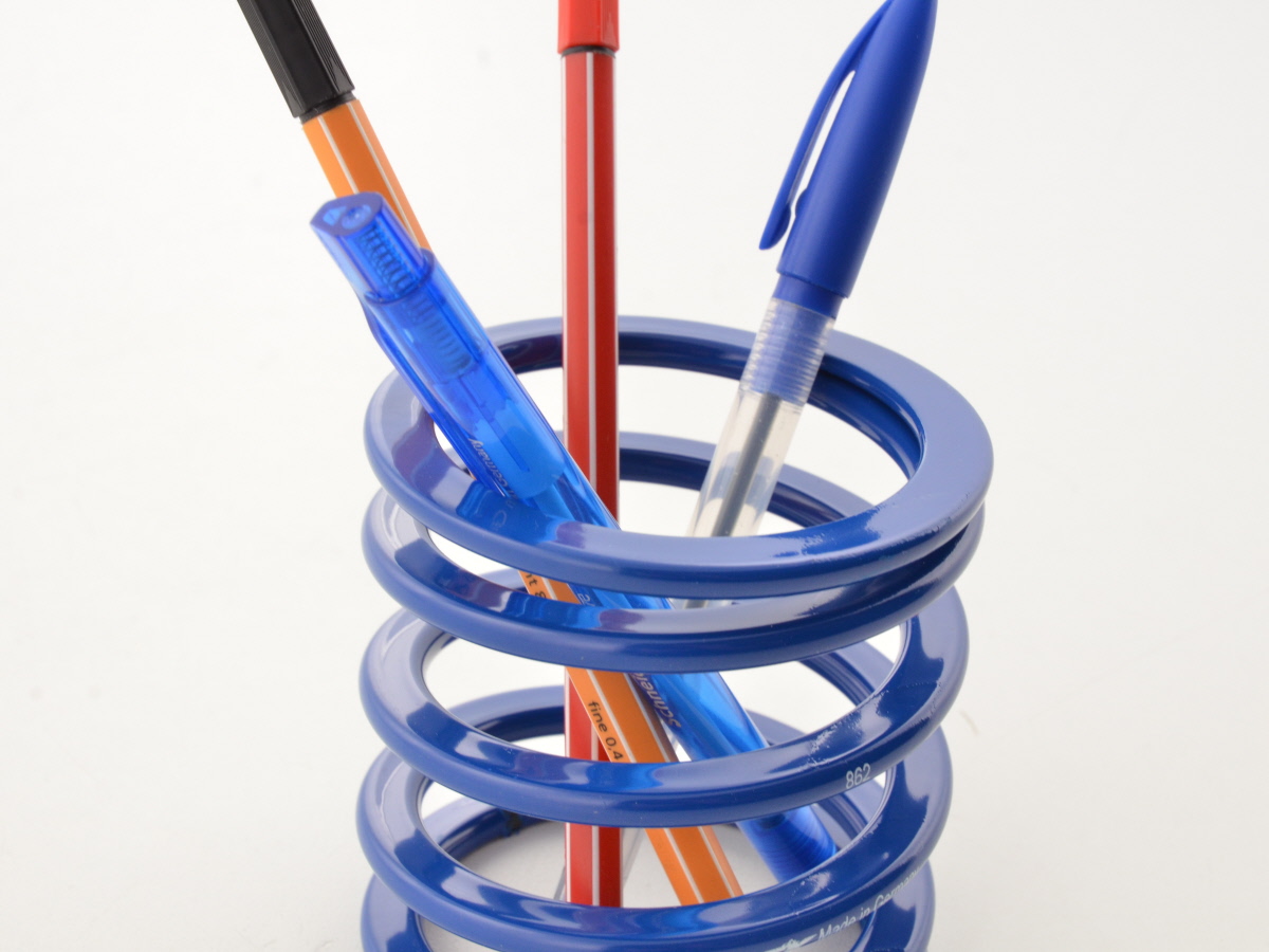 FK Stiftehalter Tieferlegungsfeder Stiftebox Rennsport-Design blau – Bild 4