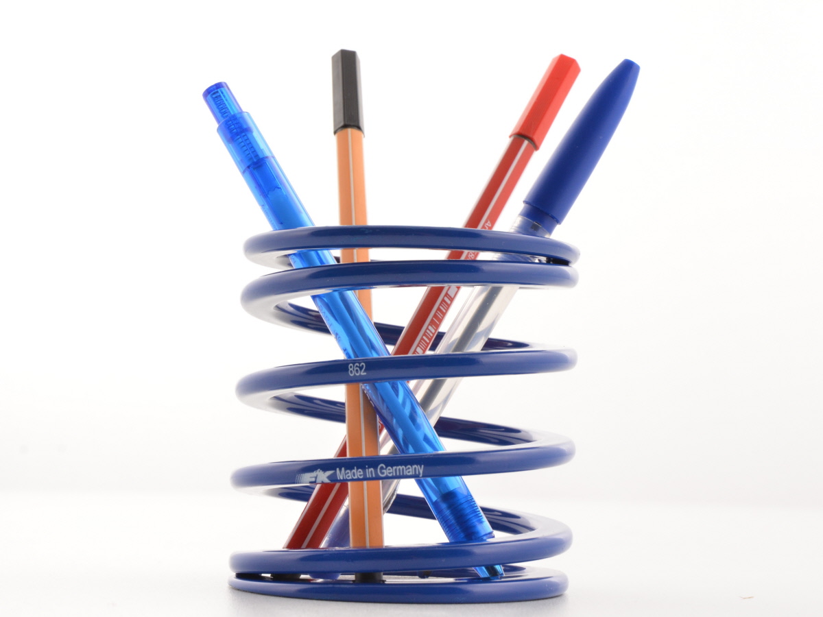 FK Stiftehalter Tieferlegungsfeder Stiftebox Rennsport-Design blau – Bild 6